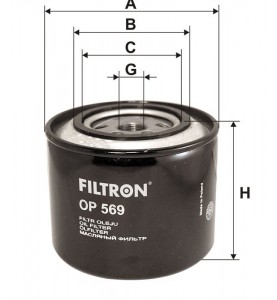Filtr oleju OP 569 Filtron