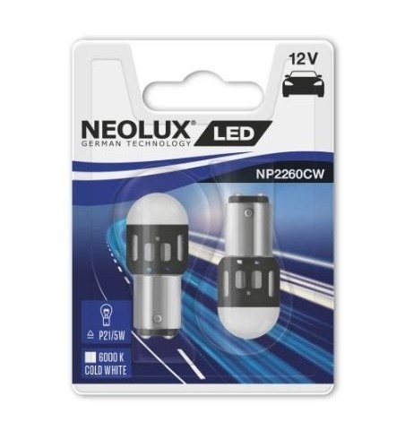 Żarówki LED P21/5W 6000K Neolux 2 szt.