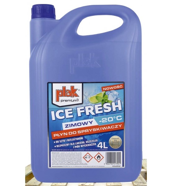 Płyn zimowy do spryskiwaczy Plak Ice Fresh 4L