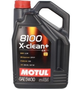 Motul 8100 X-Clean + 5W30 C3