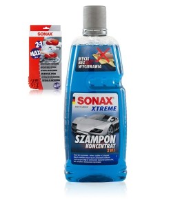 Zestaw do mycia szampon + gąbka Sonax Xtreme