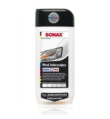 SONAX Wosk koloryzujący NanoPro czarny + kredka 500 ml